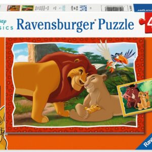 Ravensburger pusle 2x24 tk: Lõvikuninga pere