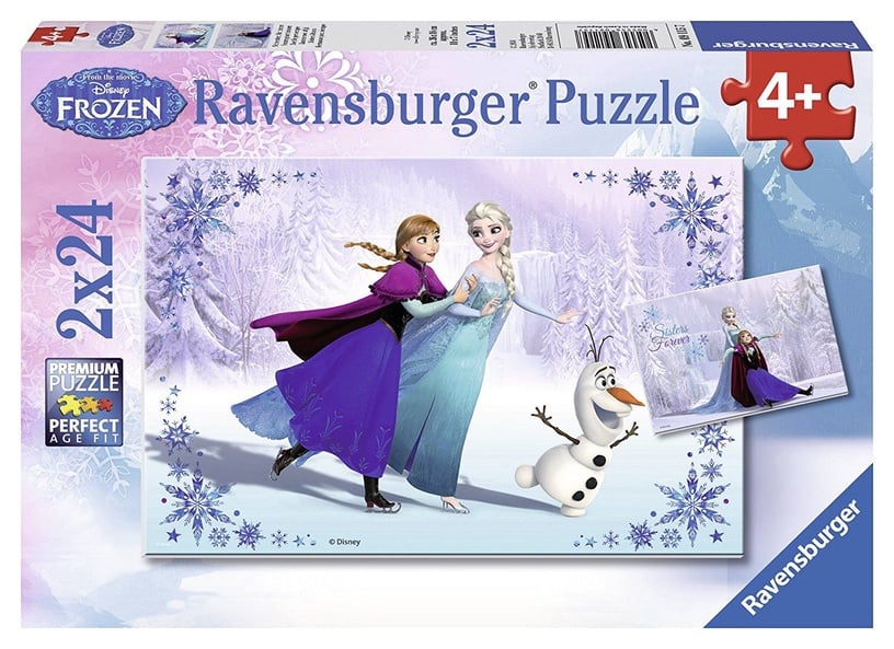 Ravensburger pusle 2x24 tk Lumekuninganna / Frozen - Talve seiklus 3 Ravensburger pusle 2x24 tk Lumekuninganna / Frozen - Talve seiklus - Image 3