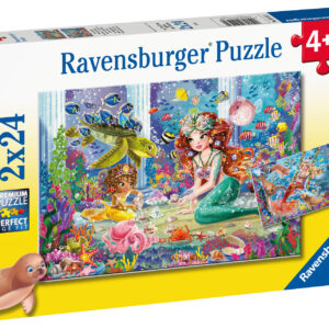 Ravensburger pusle 2x24 tk Merineitsid