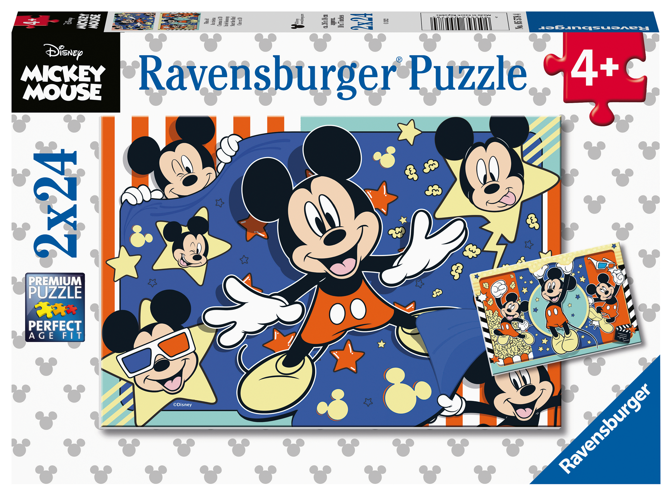 Ravensburger pusle 2x24 tk Mickey Mouse 1 Ravensburger pusle 2x24 tk Mickey Mouse