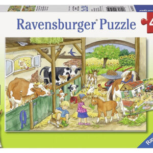 Ravensburger pusle 2x24 tk Päev farmis