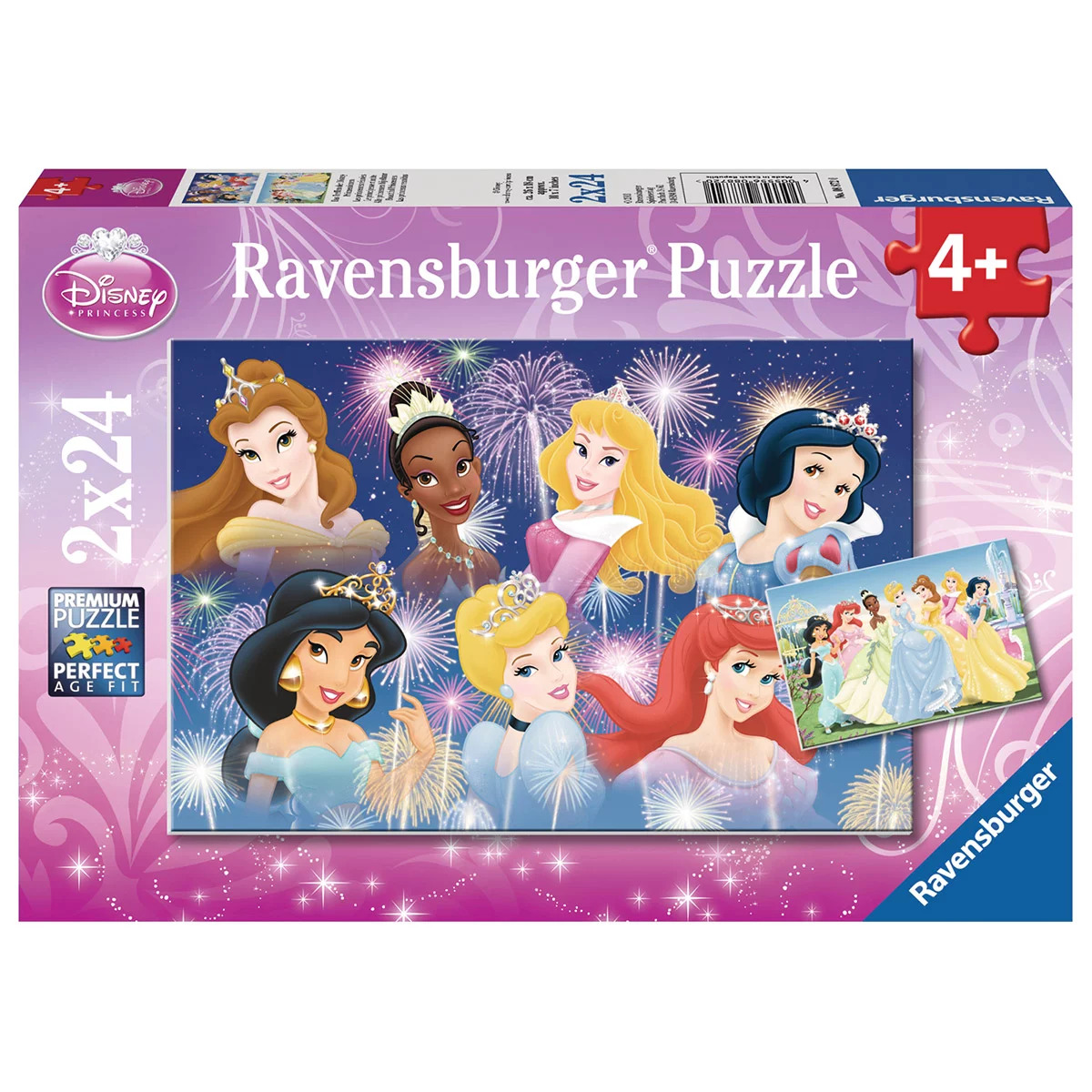 Ravensburger pusle 2x24 tk Printsess 1 Ravensburger pusle 2x24 tk Printsess
