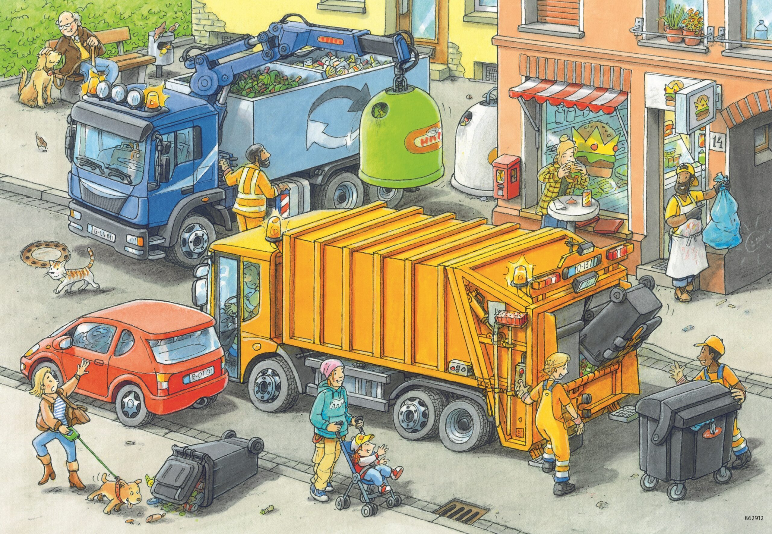 Ravensburger pusle 2x24 tk Prügisorteerimine 2 Ravensburger pusle 2x24 tk Prügisorteerimine - Image 2