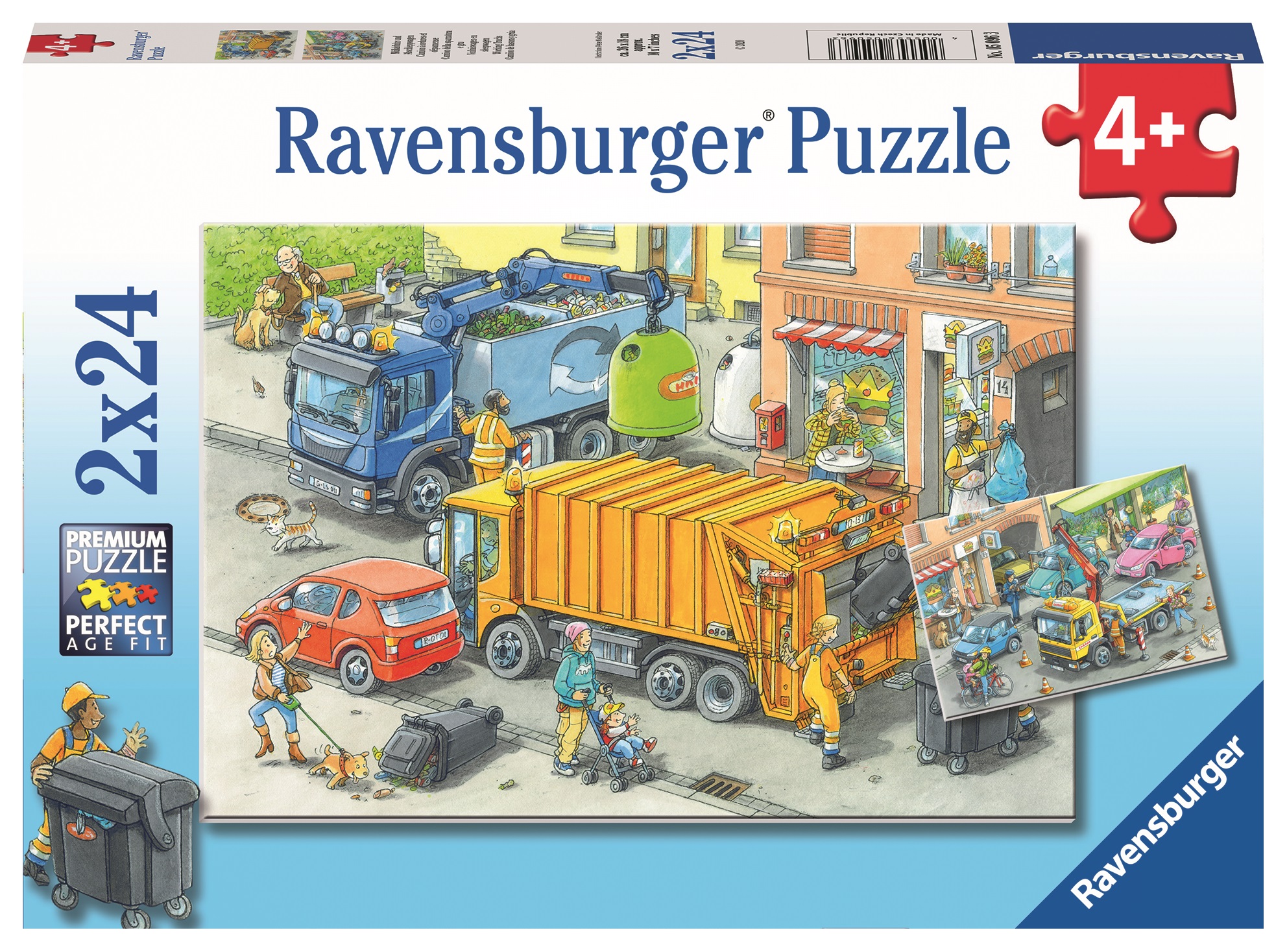 Ravensburger pusle 2x24 tk Prügisorteerimine 1 Ravensburger pusle 2x24 tk Prügisorteerimine