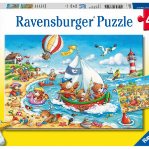 Ravensburger pusle 2x24 tk Puhkus mere ääres