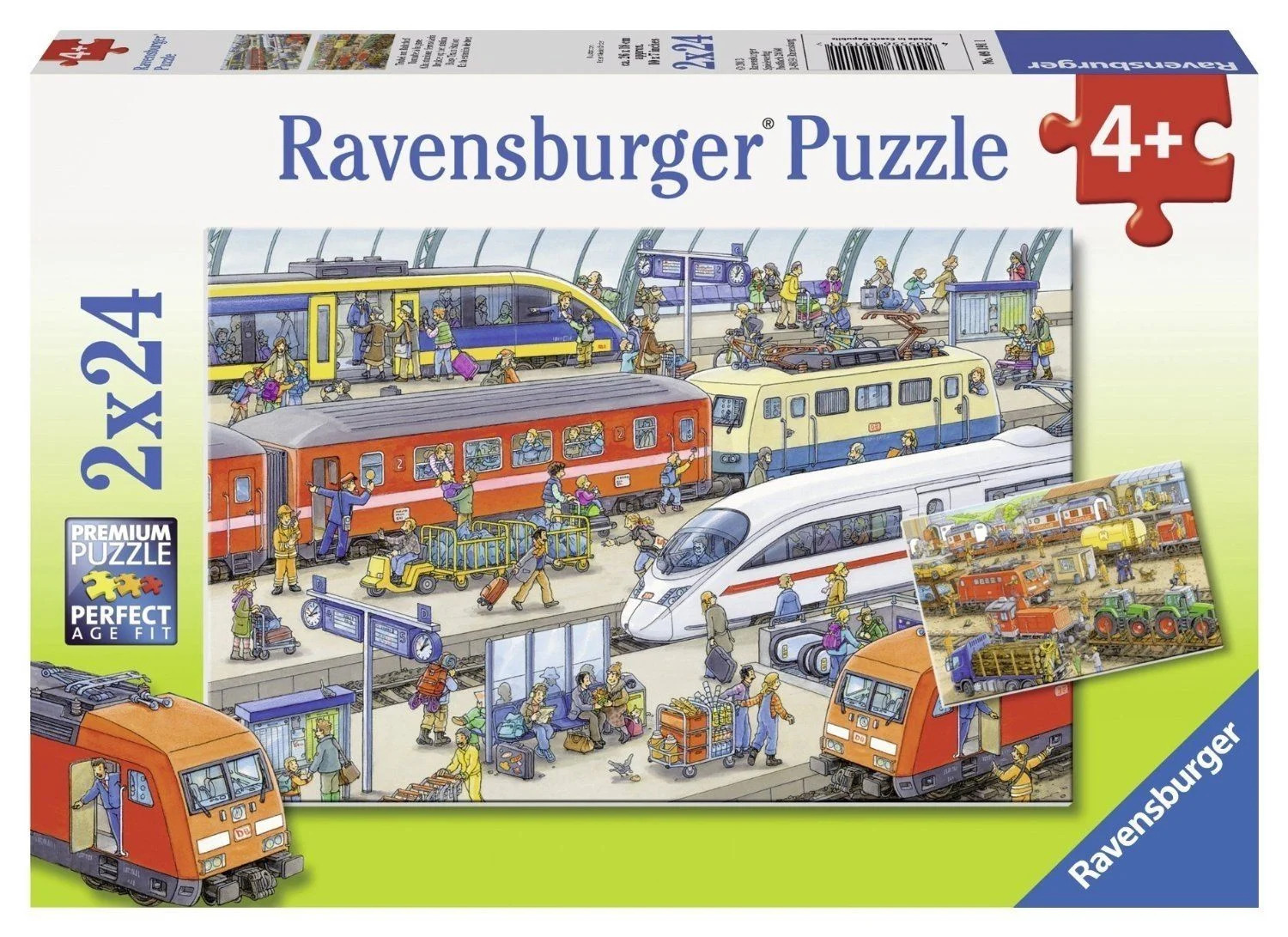 Ravensburger pusle 2x24 tk Rongijaam 1 Ravensburger pusle 2x24 tk Rongijaam