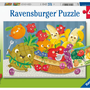 Ravensburger pusle 2x24 tk Värsked puu-ja juurviljad