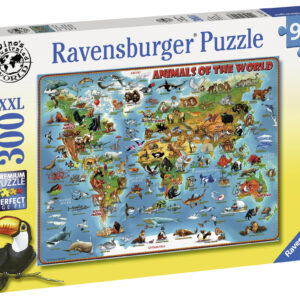 Ravensburger pusle 300 tk Maailmaloomad