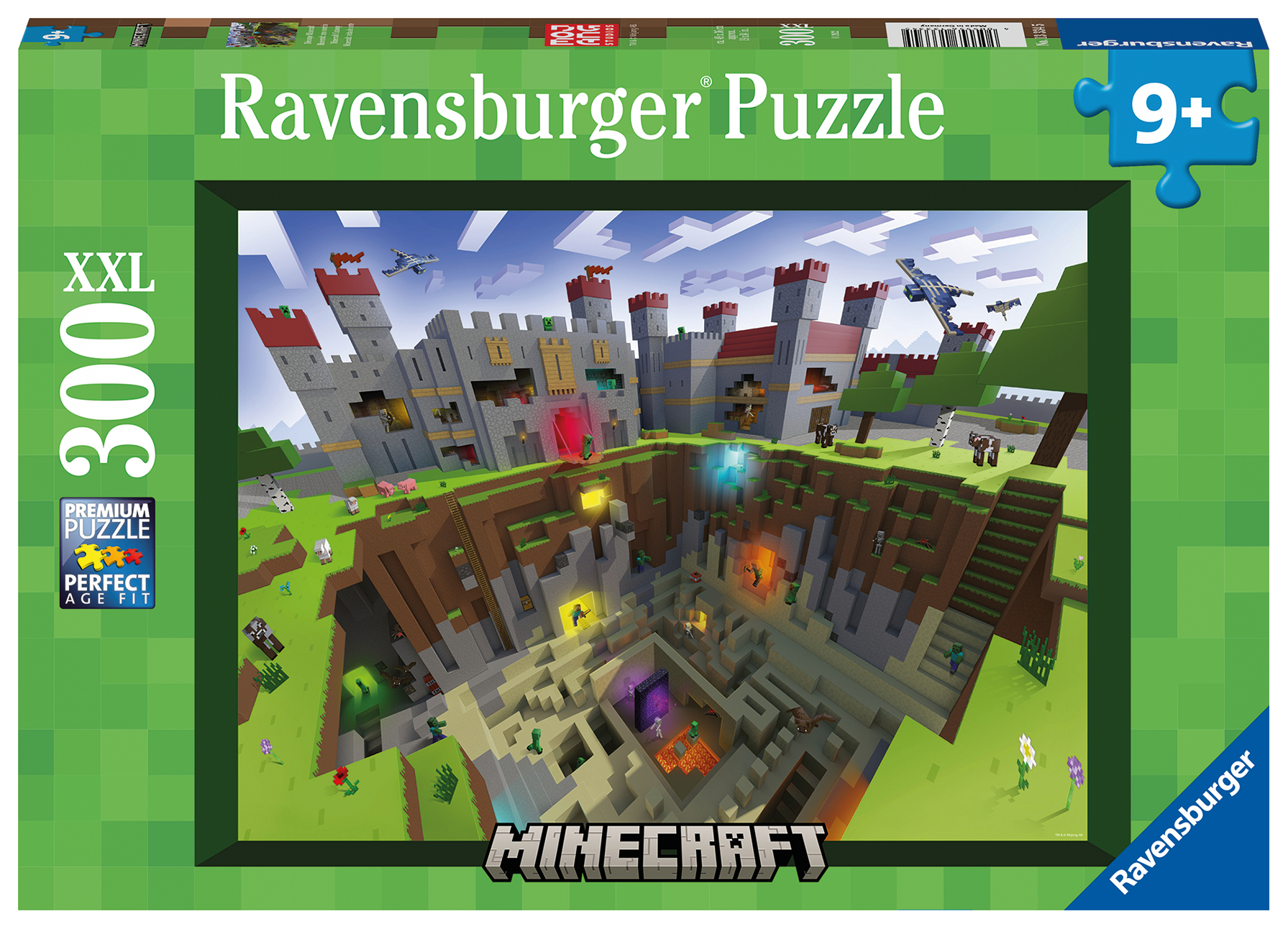 Ravensburger pusle 300 tk Minecrafti maalõhe 1 Ravensburger pusle 300 tk Minecrafti maalõhe