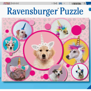 Ravensburger pusle 300 tk Ükssarvik koerad