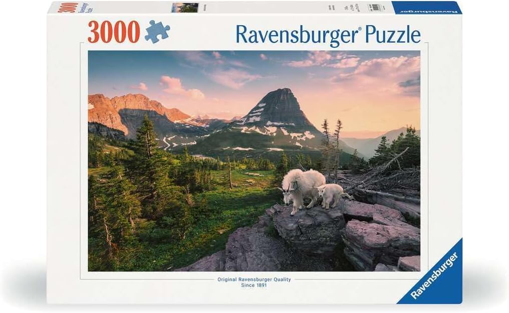 Ravensburger pusle 3000 tk Alpi kaljukits pojaga