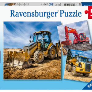 Ravensburger pusle 3x49 Ehitussõidukid