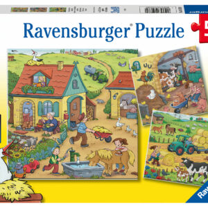 Ravensburger pusle 3x49 Talutööd