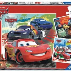 Ravensburger pusle 3x49 tk Autod 2