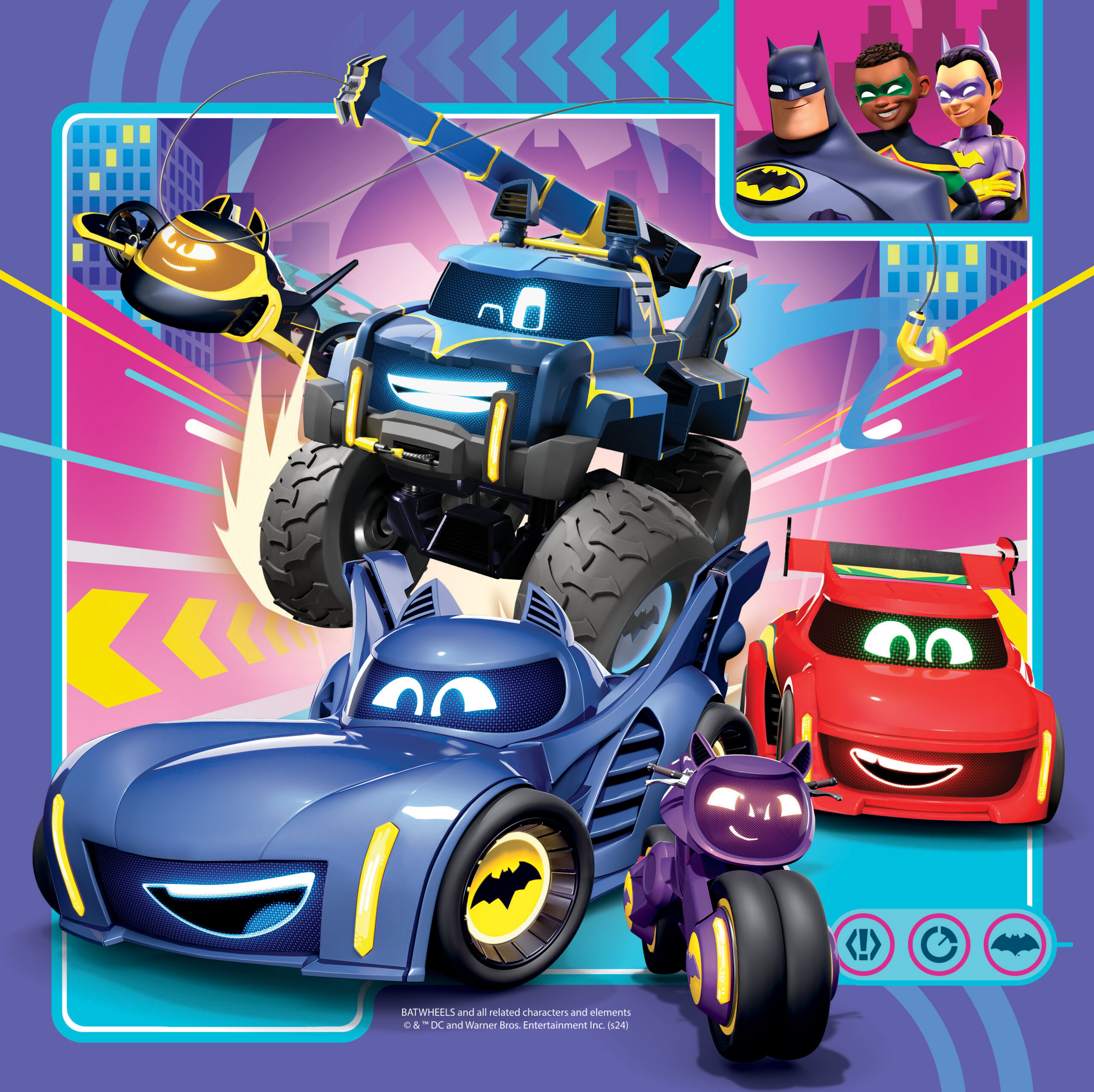 Ravensburger pusle 3x49 tk Batwheels tegelased 2 Ravensburger pusle 3x49 tk Batwheels tegelased - Image 2