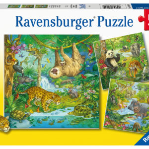 Ravensburger pusle 3x49 tk Džungli lõbu