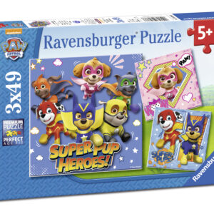 Ravensburger pusle 3x49 tk Käpapatrull Kangelased