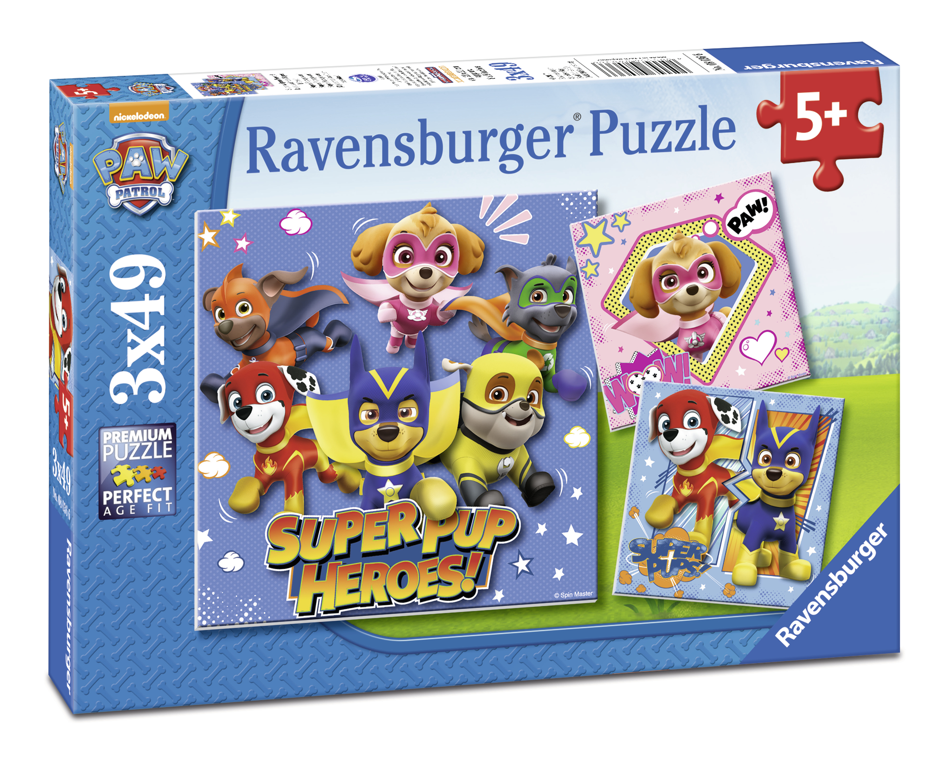 Ravensburger pusle 3x49 tk Käpapatrull Kangelased 1 Ravensburger pusle 3x49 tk Käpapatrull Kangelased