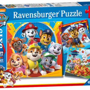 Ravensburger pusle 3x49 tk Käpapatrull Sõbrad koos