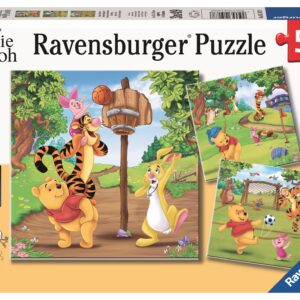 Ravensburger pusle 3x49 tk Karupoeg Puhh - Spordipäev