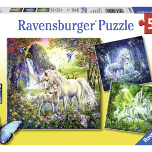 Ravensburger pusle 3x49 tk Kaunid ükssarved