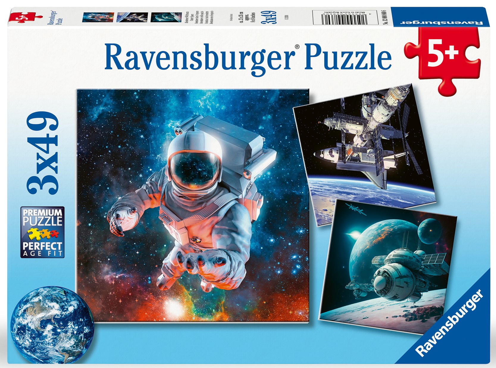 Ravensburger pusle 3x49 tk Kosmos 1 Ravensburger pusle 3x49 tk Kosmos