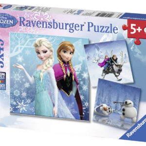 Ravensburger pusle 3x49 tk Lumekuninganna / Frozen