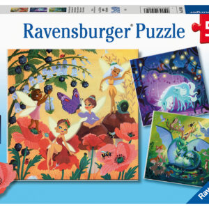 Ravensburger pusle 3x49 tk Maagilised tegelased