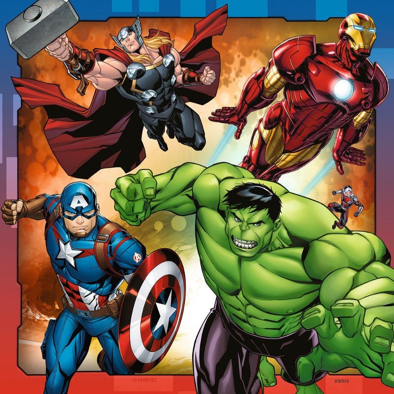 Ravensburger pusle 3x49 tk Marvel Avengers 2 Ravensburger pusle 3x49 tk Marvel Avengers - Image 2