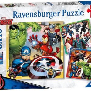 Ravensburger pusle 3x49 tk Marvel Avengers
