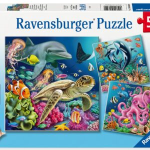 Ravensburger pusle 3x49 tk Mereloomad