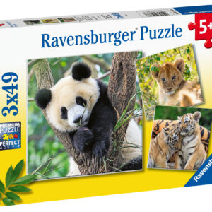 Ravensburger pusle 3x49 tk Metsik loodus