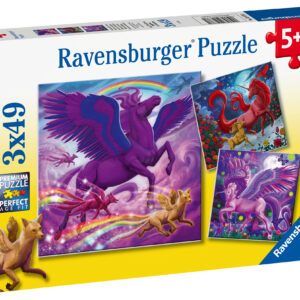 Ravensburger pusle 3x49 tk Müütiline suursugusus