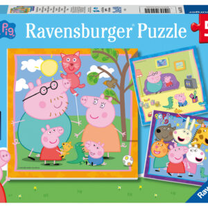 Ravensburger pusle 3x49 tk Põrsas Peppa