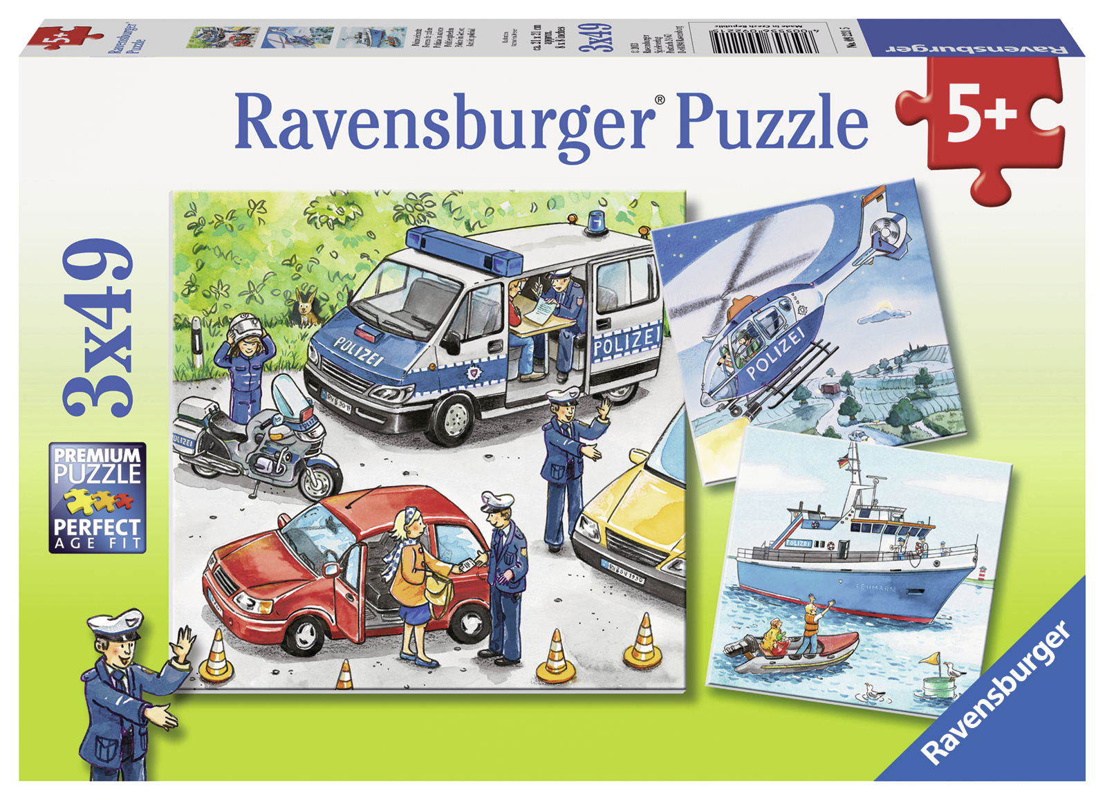 Ravensburger pusle 3x49 tk Politseiaktsioon 1 Ravensburger pusle 3x49 tk Politseiaktsioon