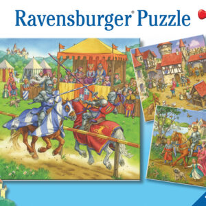 Ravensburger pusle 3x49 tk Rüütliturniir