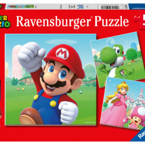 Ravensburger pusle 3x49 tk Super Mario