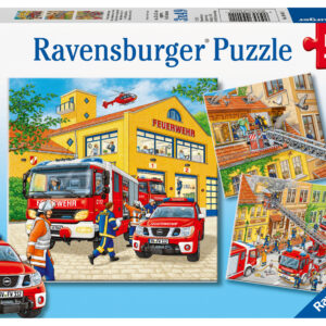 Ravensburger pusle 3x49 tk Tuletõrjebrigaad