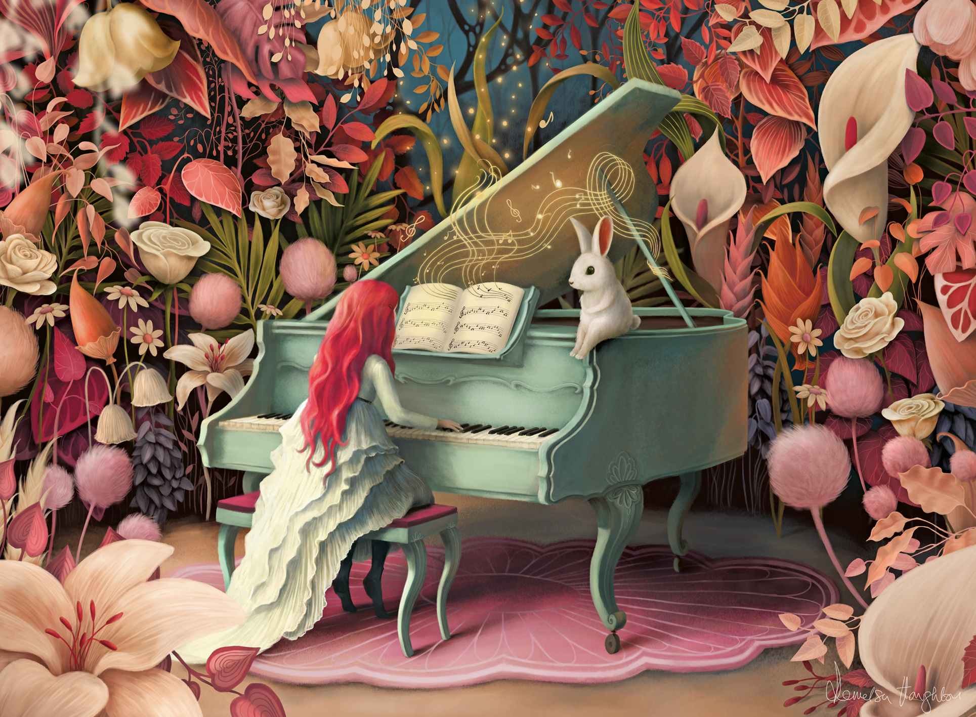 Ravensburger pusle 500 tk Jänes klaveril 2 Ravensburger pusle 500 tk Jänes klaveril - Image 2