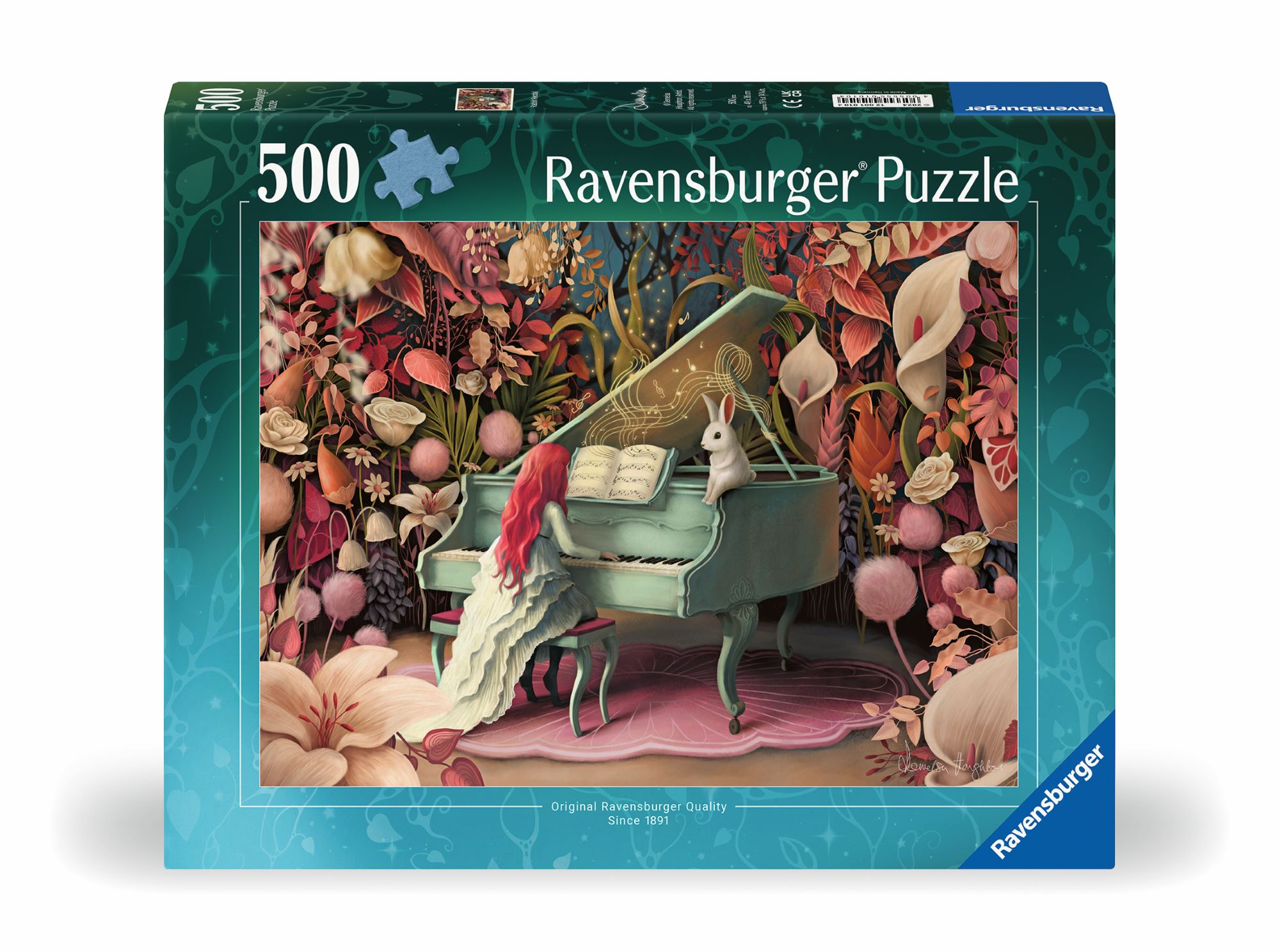 Ravensburger pusle 500 tk Jänes klaveril 1 Ravensburger pusle 500 tk Jänes klaveril