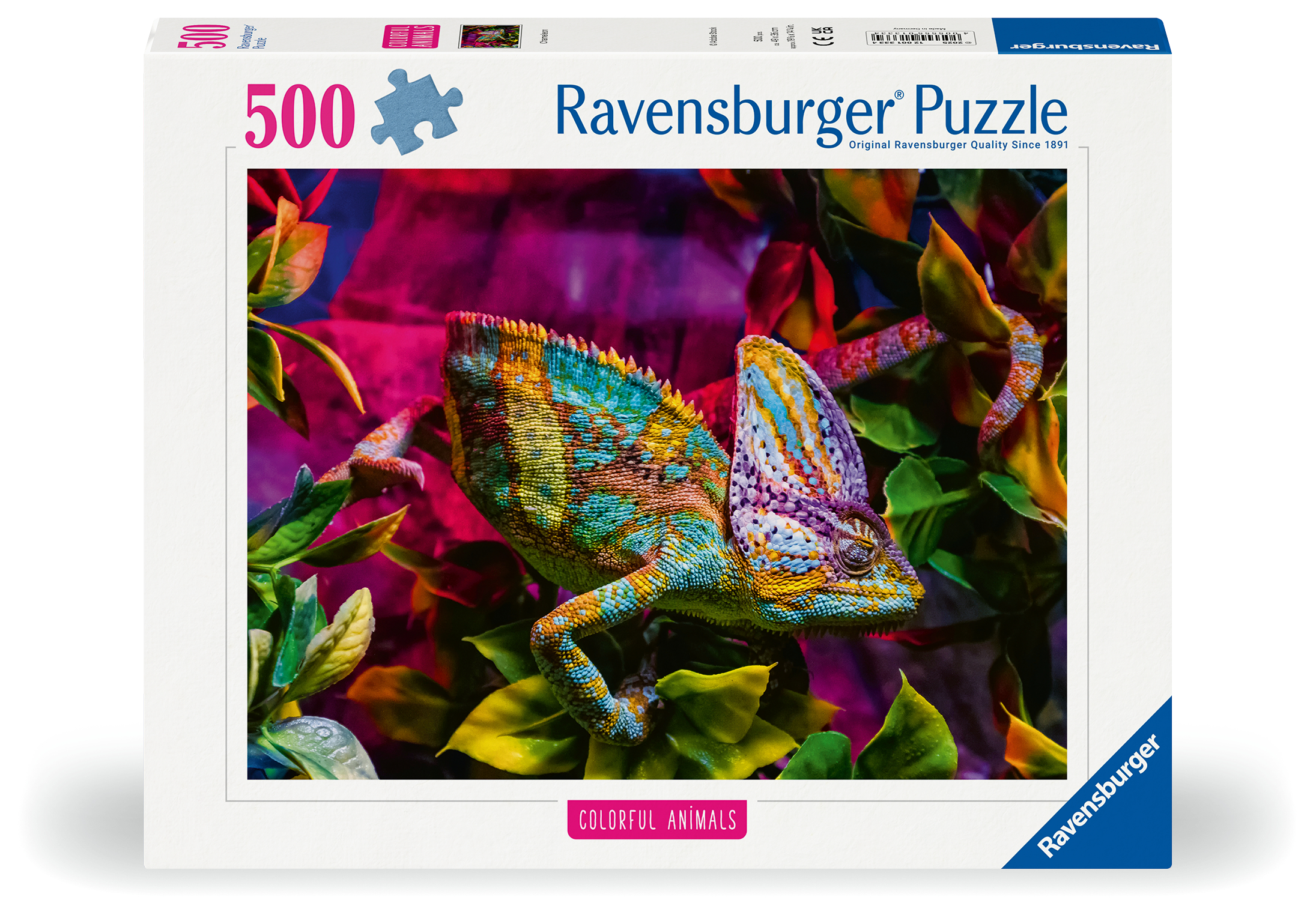 Ravensburger pusle 500 tk Kameeleon 1 Ravensburger pusle 500 tk Kameeleon