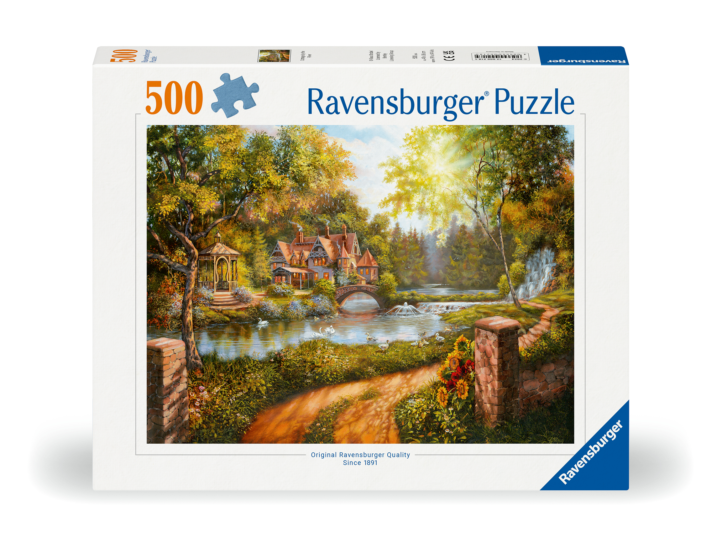 Ravensburger pusle 500 tk Maamaja järve ääres 1 Ravensburger pusle 500 tk Maamaja järve ääres
