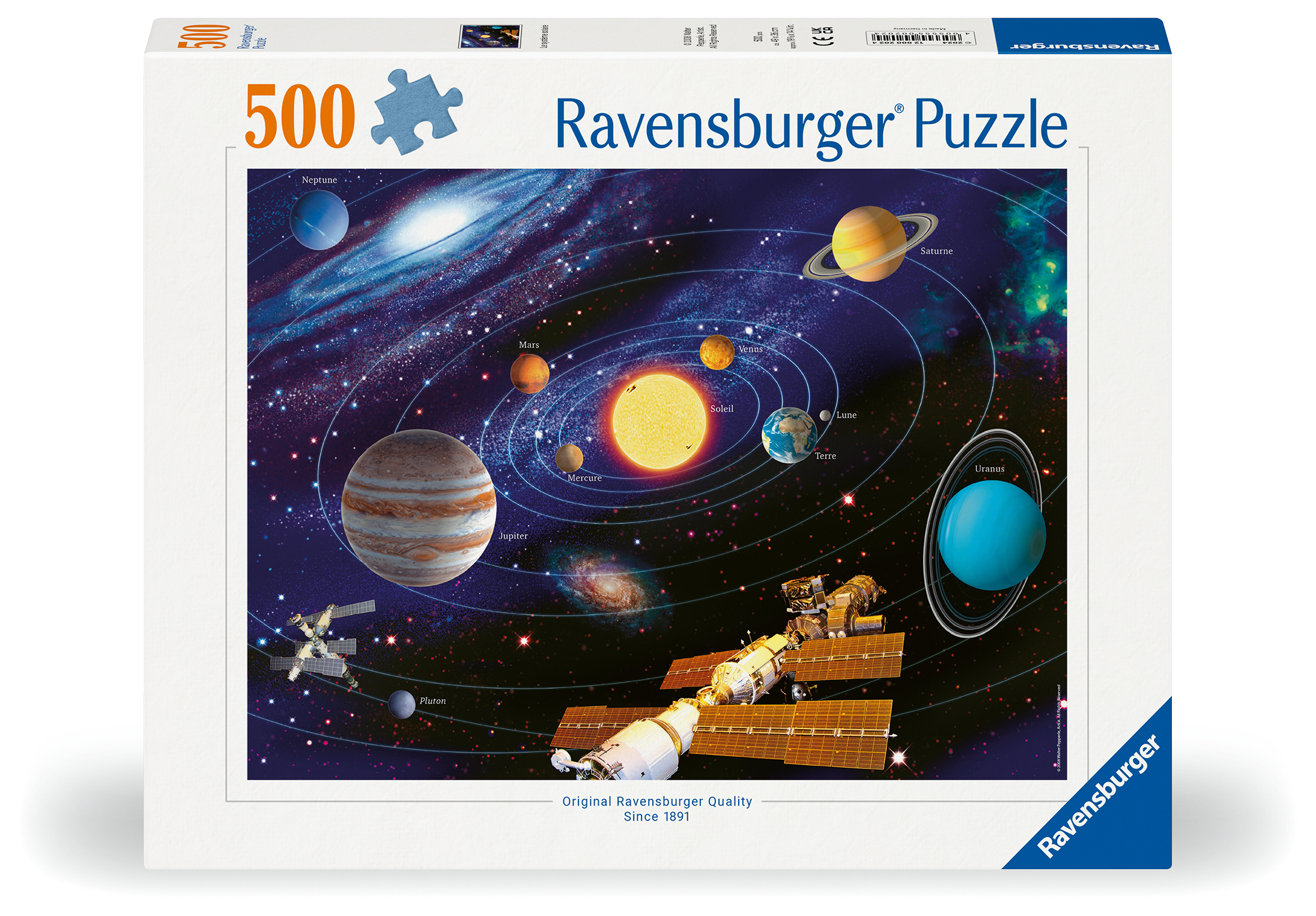 Ravensburger pusle 500 tk Päiksesüsteem 1 Ravensburger pusle 500 tk Päiksesüsteem