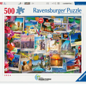 Ravensburger pusle 500 tk Postkaardid