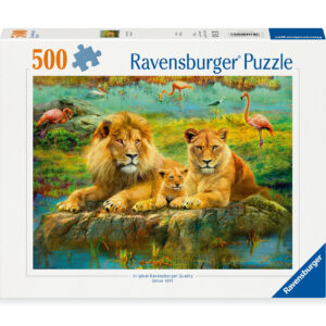 Ravensburger pusle 500 tk Savannilõvid