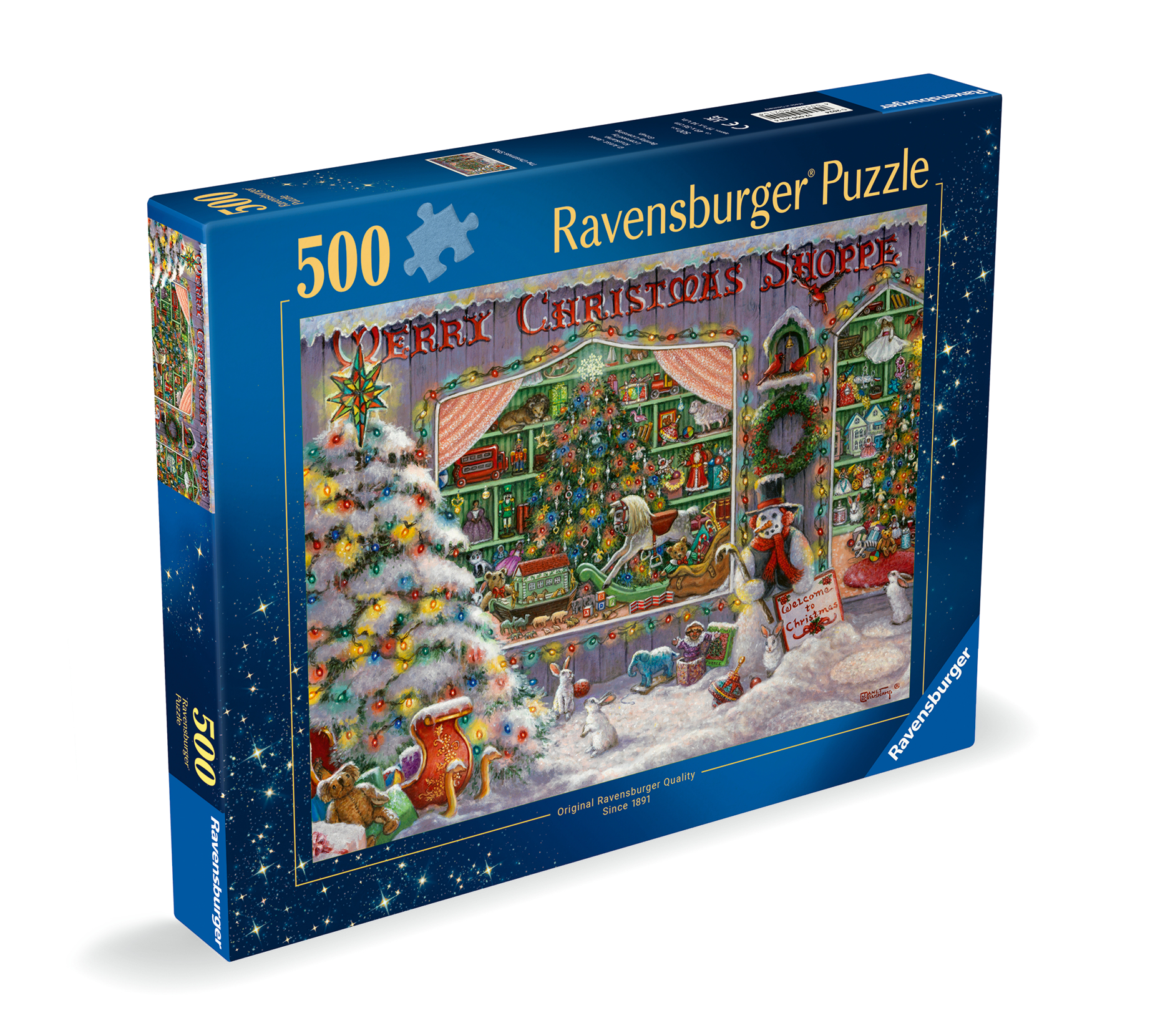 Ravensburger pusle 500 tk: jõulupood 1 Ravensburger pusle 500 tk: jõulupood