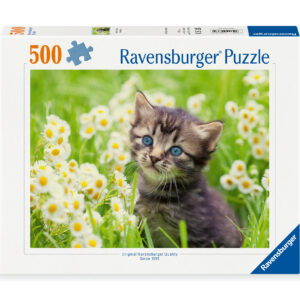 Ravensburger pusle 500 tk: kass aias