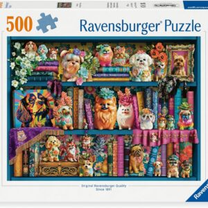 Ravensburger pusle 500 tk: portselan koerad