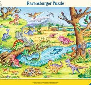 Ravensburger suur plaatpusle 15 tk Väiksed dinosaurused