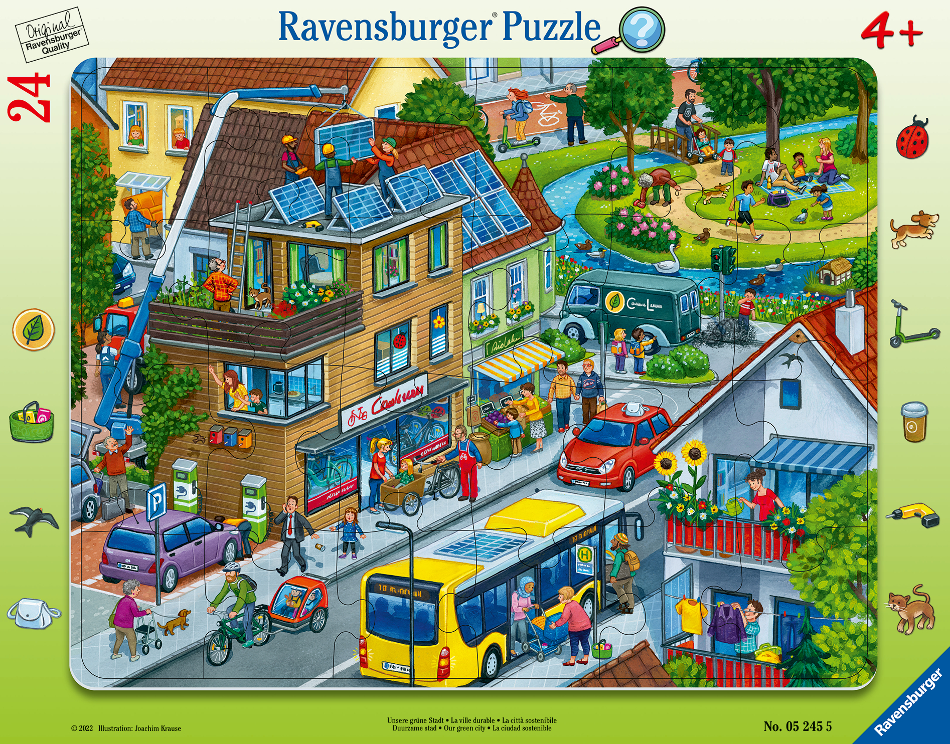 Ravensburger suur plaatpusle 24 tk Meie küla 1 Ravensburger suur plaatpusle 24 tk Meie küla